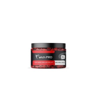 MatchPro Top Hard Drilled 14mm Pellet 80gr Red Krill