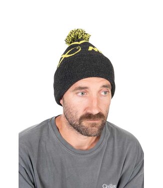 Matrix Lime & Grey Bobble Hat