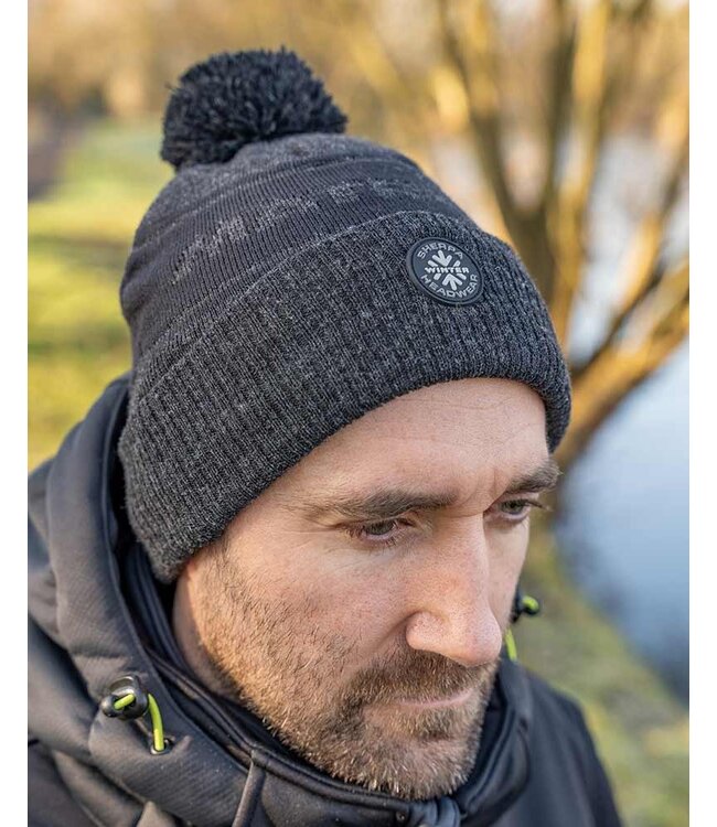 Matrix Bonnet Sherpa Bobble Gris