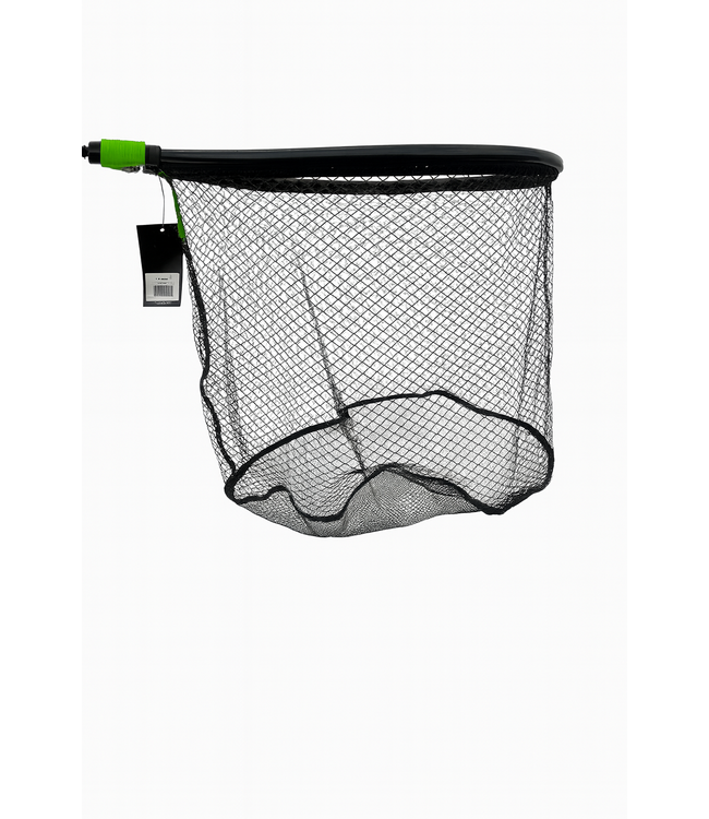 Reniers Fishing  Commercial Rubber Landing Net – Visvriendelijk Rubber Schepnet met D-Frame voor Witvis, F1 en Karpe