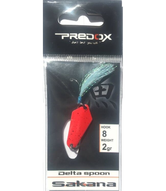 Predox Sakana Delta Spoon - Haken 8 - 2g