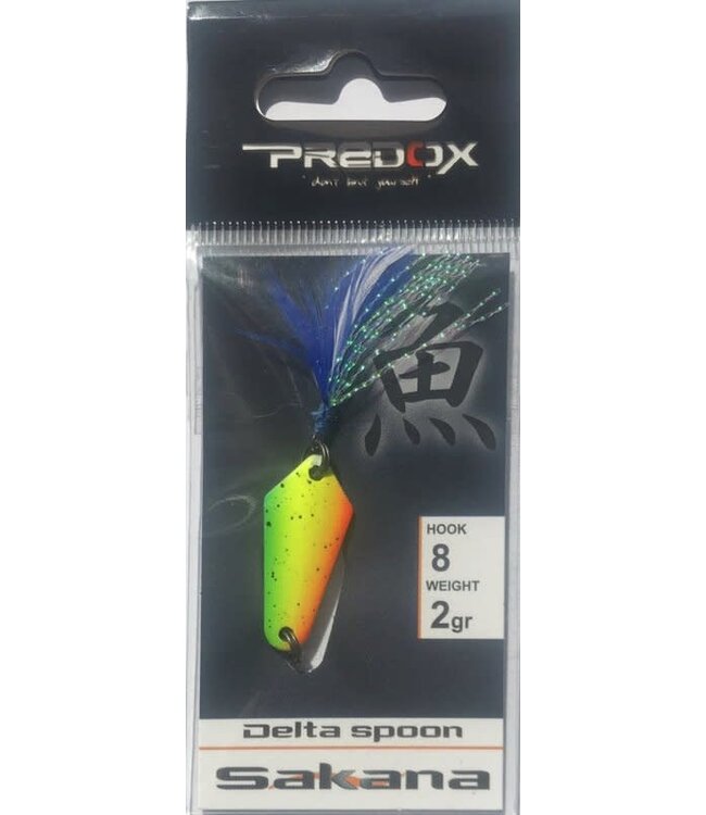 Predox Sakana Delta Spoon - Haken 8 - 2g