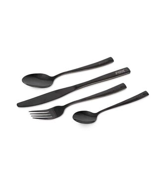 Fox Cookware Black Stainless Cutlery Set