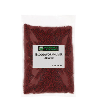 Reniers Fishing Pellets leber - blutwurm 1 Kilo