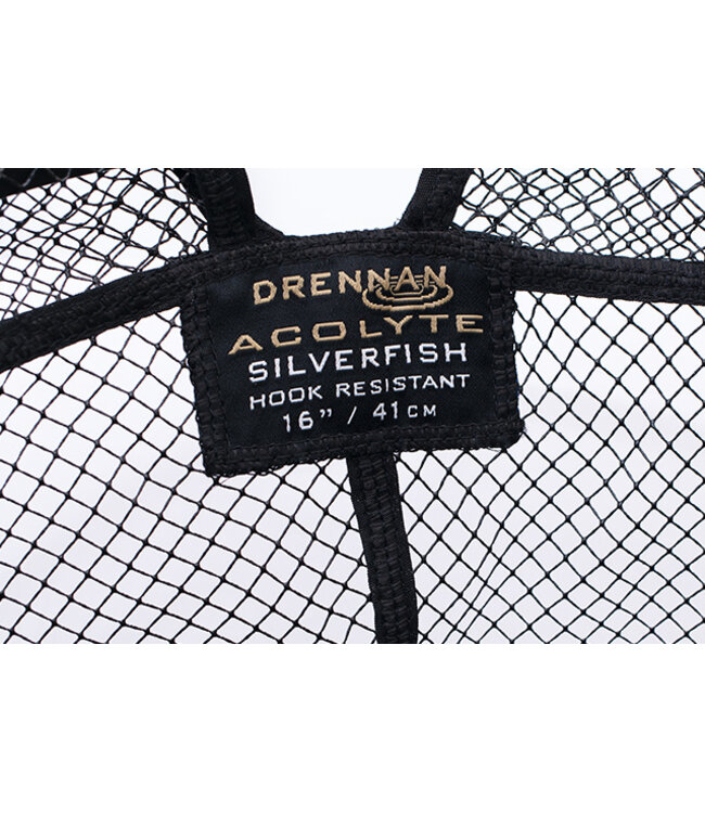 Drennan Acolyte Silverfish Net 16, 18 of 20 Inch – Ultralicht Rubber Gecoat Schepnet voor Brasem, Voorn en Zilvervis