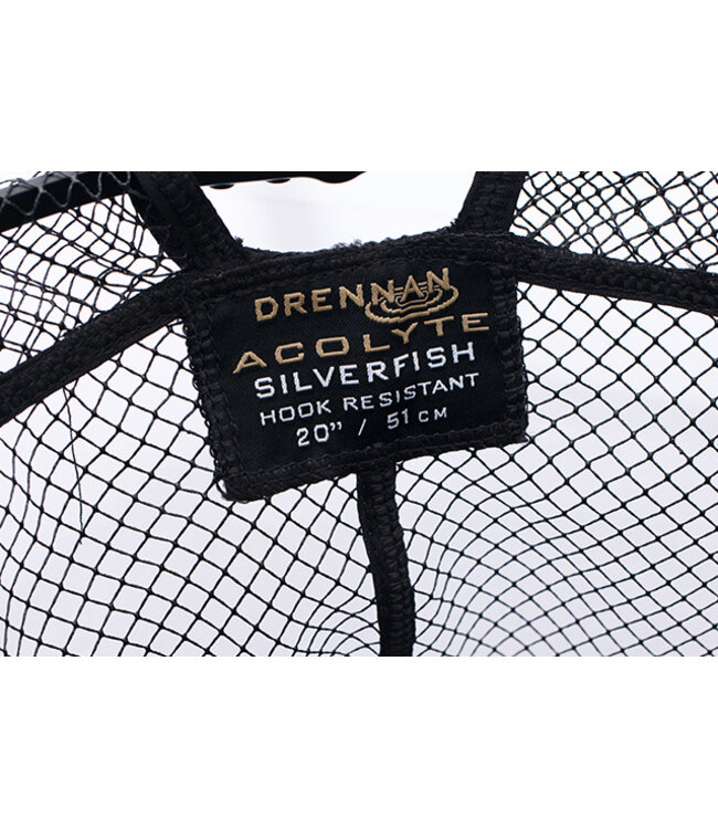 Drennan Acolyte Silverfish Net 16, 18 of 20 Inch – Ultralicht Rubber Gecoat Schepnet voor Brasem, Voorn en Zilvervis