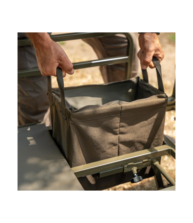 Avid Carp Transit Tri-Terrain Barrow – Driewielige Transportkar met Afneembare Tassen, Verstelbaar Frame en 360° Zwenkwielen