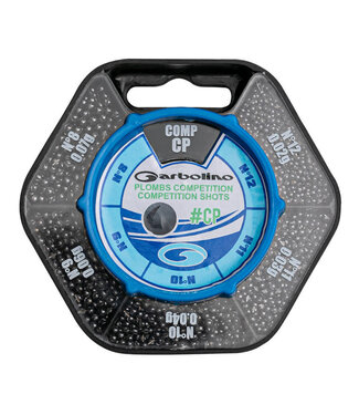Garbolino Boîte Plombs Ronds – 5 Compartiments de Plombs Competition