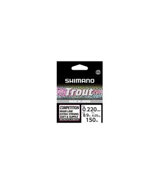 Shimano Truite Competition Mono Rouge 150m 0.22mm - 4.05 kilo