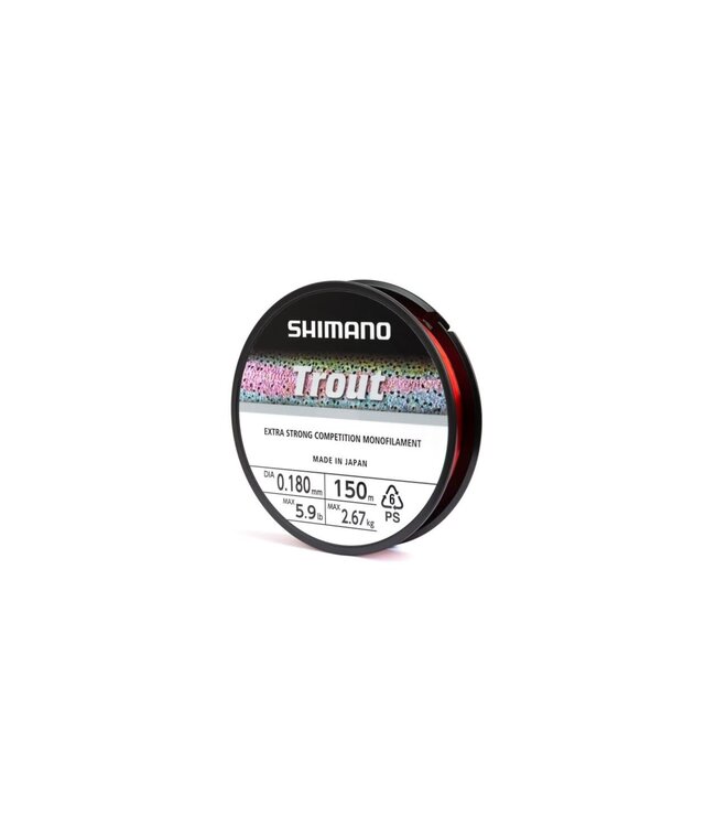 Shimano Truite Competition Mono Rouge 150m 0.22mm - 4.05 kilo