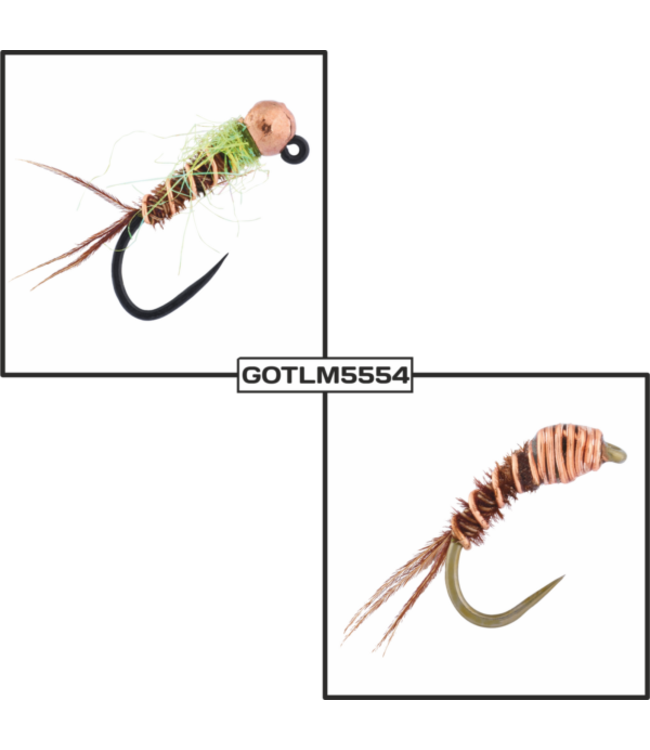 Garbolino Montage Nymphe set met 2 nymfen