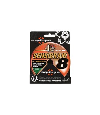 Sakura Sensibraid 8 Green 150m