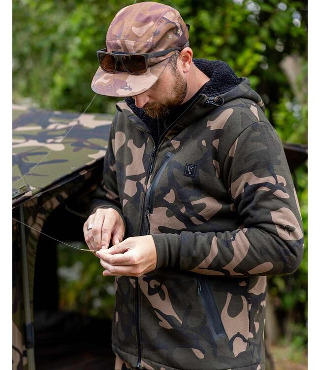 Fox Camo Full Zip Premium Sherpa 310 Hoodie