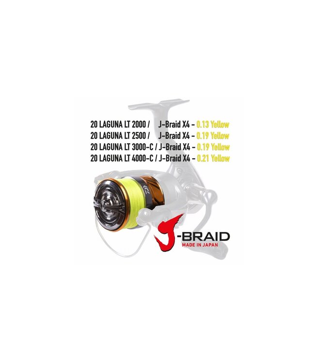 Daiwa 20 Laguna LT (incl J-Tresse X4)