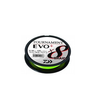 Daiwa Tournament Evo+ X8 Braid Chartreuse (135m)