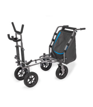 Preston Chariot 4 Roues avec Direction Arrière 360°