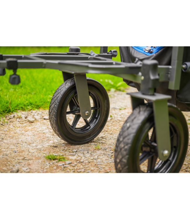 Preston Chariot 4 Roues avec Direction Arrière 360°