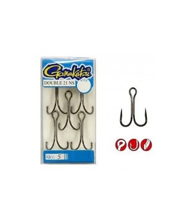 Gamakatsu Hameçons  Double 21NS