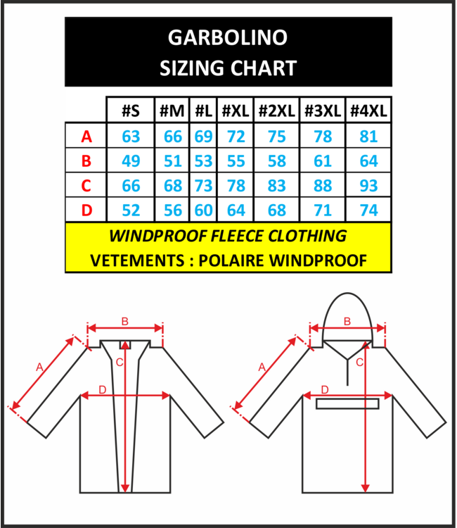 Garbolino Veste Coup-Vent Smok Match Xxxlarge