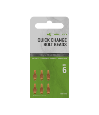 Korum Smokescreen Quick Change Bolt Beads (6 pcs)