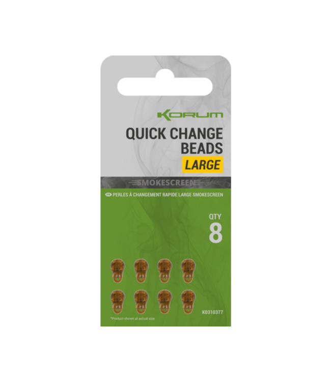 Korum Smokescreen Quick Change Beads (8 pcs)