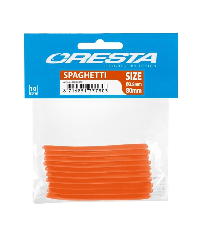 Cresta Pole-G Spaghetti 80mm dikte: 3.8mm (10 pcs)