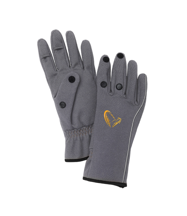 Savage Gear Gant Softshell Gris