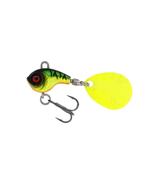Westin Dropbite Tungsten Spin Tail Jig 1.8cm 9g – Spin Tail Tungsten Compact avec Colorado Blade pour Perche, Sandre et Aspe