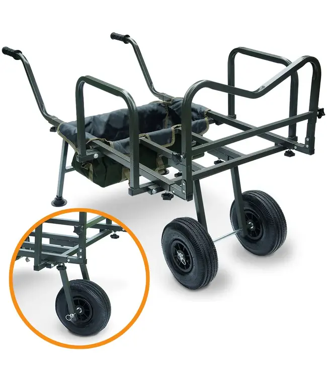 NGT Dynamic Barrow Karpfen Transportkarre Verstellbar 1 oder 2 Räder