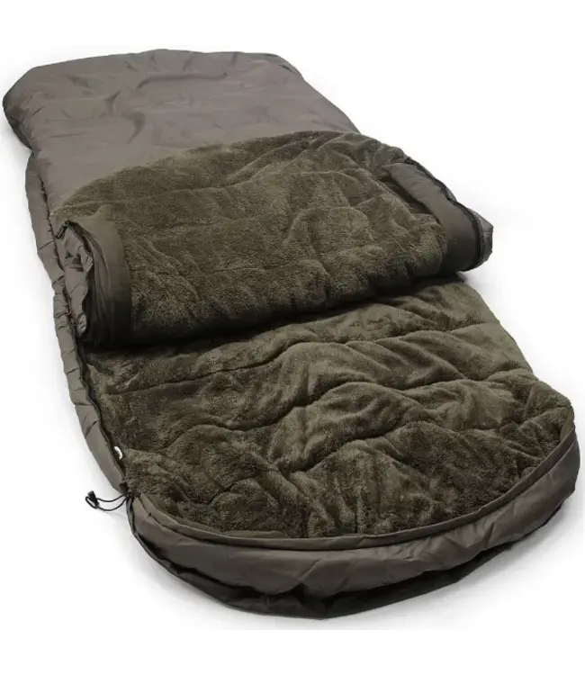 NGT Profiler Deluxe Sleeping Bag 5 Season Schlafsack 215x93cm Thermo Fleece Innenfutter