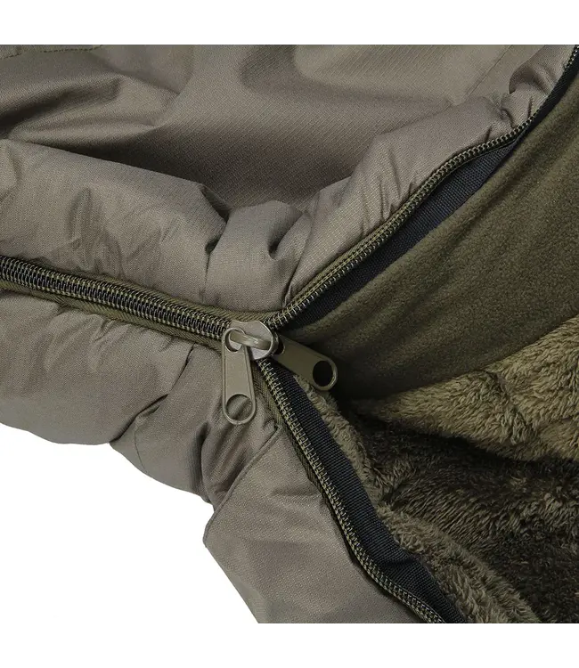 NGT Deluxe Sleeping Bag 5 Season Sac De Couchage 215x93cm Doublure Polaire Thermique