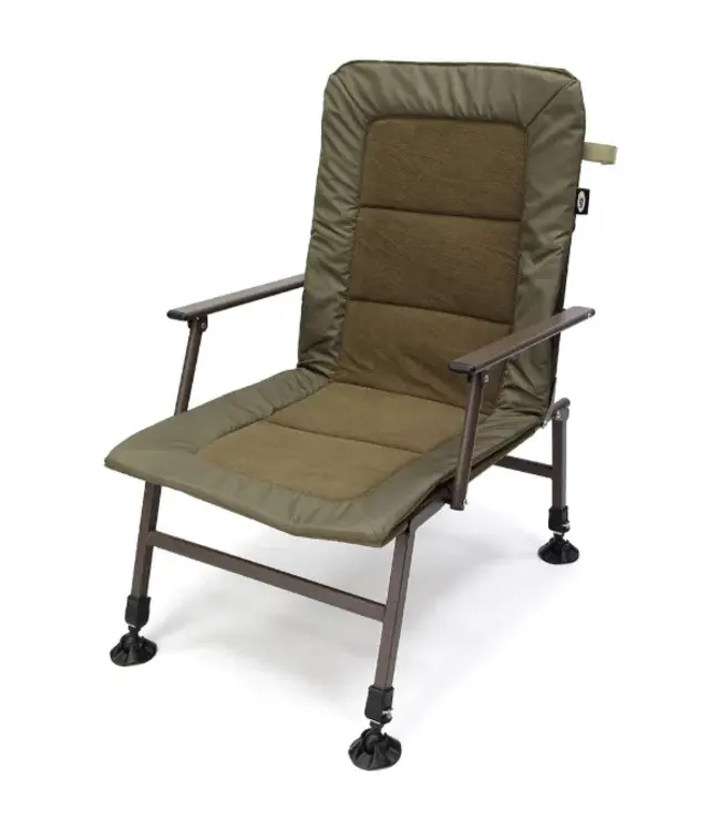 NGT  XPR Chair Chaise De Peche Avec Accoudoirs Pieds Reglables Mud Feet Et Sangle Canne