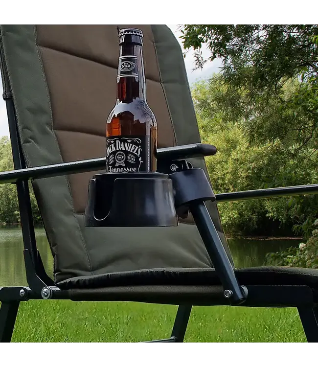 NGT  Drink Holder 3 en 1 Porte Boisson Avec Fixation 360 Degres Pour Chaise Bedchair Et Station