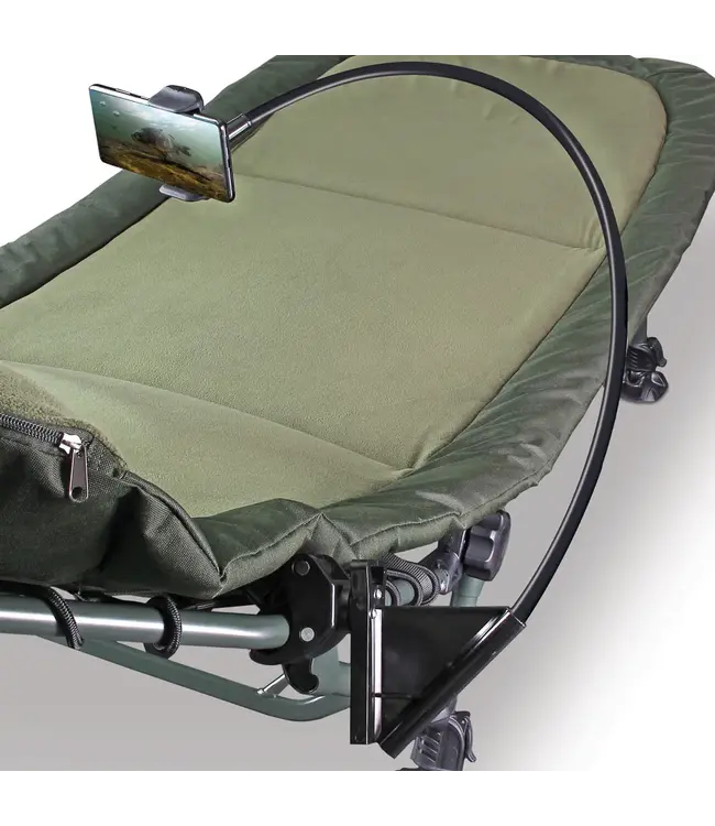 NGT Phone Holder Telefoonhouder Met 80cm Flex Arm En Klem Voor Visstoel Bedchair Viskist En Feederstoel