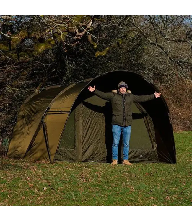 NGT XL Profiler Domed Bivvy 2 Persoons Met Hood 5000mm 300x315x180cm