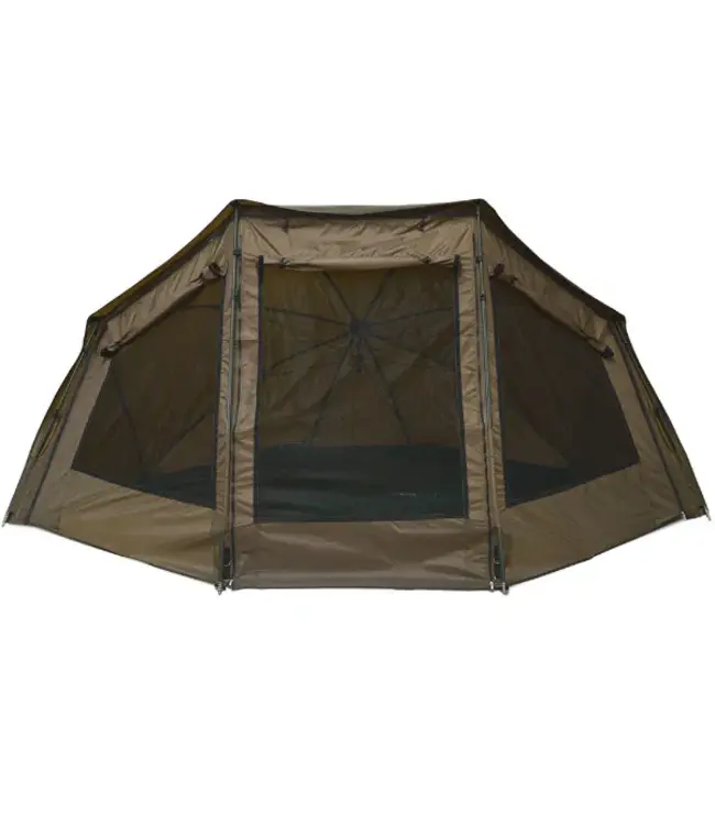 NGT XPR Shelter 60 pouces Brolly Avec Façade Tapis De Sol Et Piquets Anti Tempête