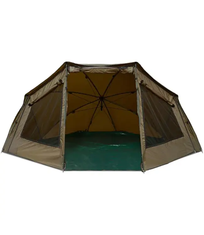 NGT XPR Shelter 60 pouces Brolly Avec Façade Tapis De Sol Et Piquets Anti Tempête