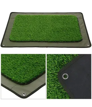 NGT Bivvy Mat Waterdichte PVC En Astro Turf Mat 75 x 50 cm