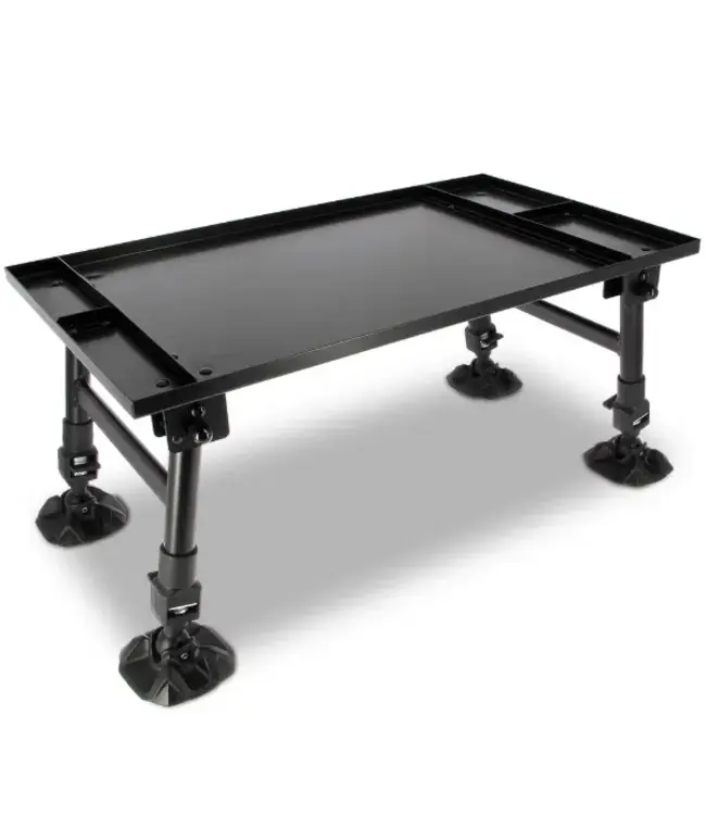 NGT Dynamic Bivvy Table Aluminium 5 Compartiments Avec Pieds Réglables