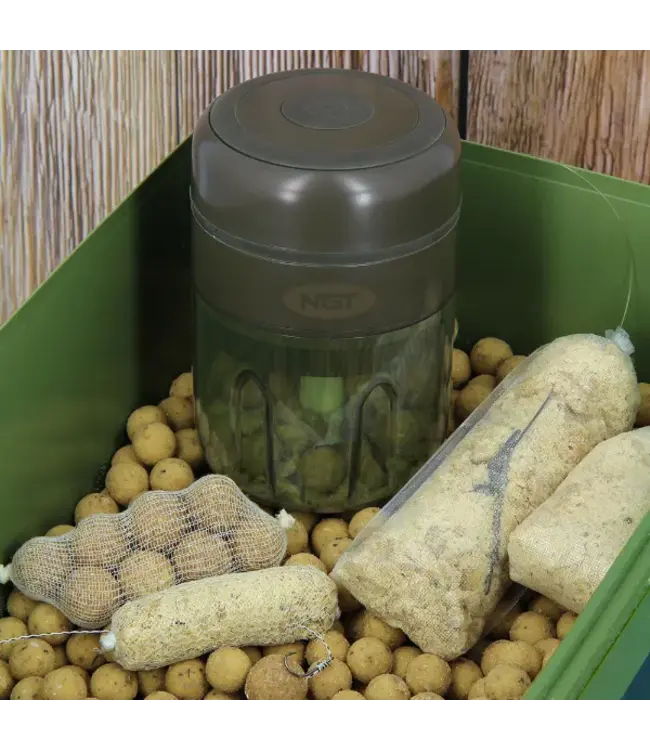 NGT Broyeur Électrique Boilies USB Rechargeable Hachoir Appâts Et Particules