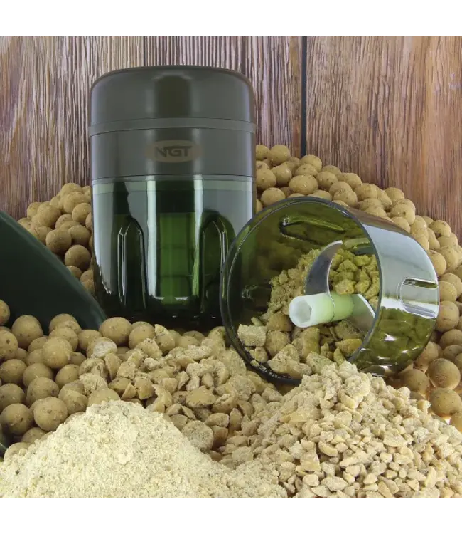 NGT Elektrische Boilie Grinder USB Oplaadbaar Partikel En Aas Hakmolen