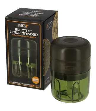 NGT Elektrische Boilie Grinder USB Oplaadbaar Partikel En Aas Hakmolen