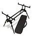 NGT Dual Line PLUS Pod 3 Rod Twin Bar – Verstellbares Rod Pod mit Sky Legs und Tasche