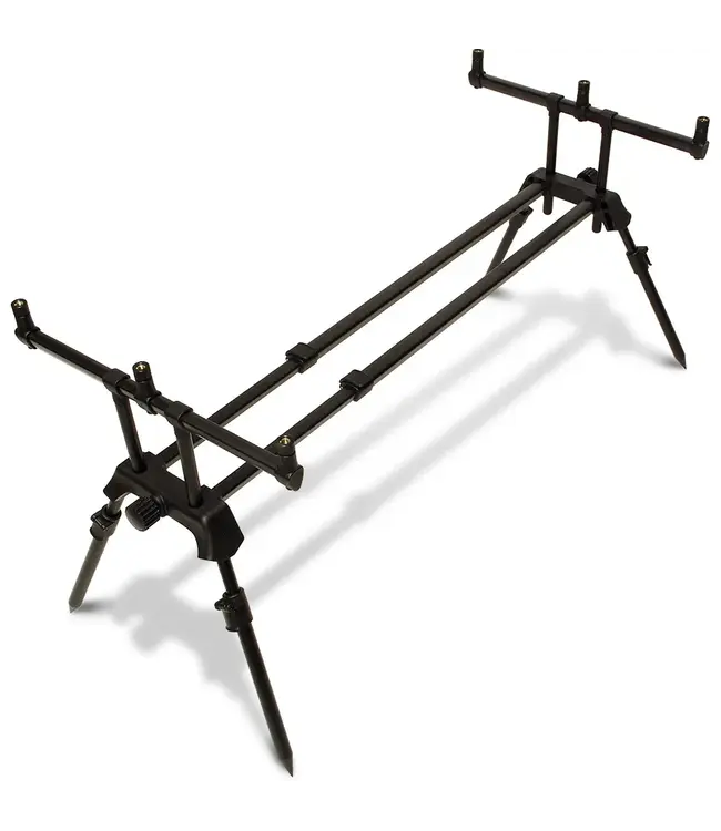 NGT Dual Line PLUS Pod 3 Rod Twin Bar – Verstellbares Rod Pod mit Sky Legs und Tasche