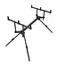 NGT Slider Pod 3 Rod High/Low – Verstelbare rodpod (standaard of skyline) met draagtas