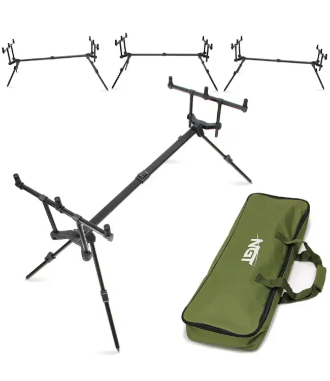 NGT Pod 3 Rod High/Low – Rod pod réglable (standard ou skyline) avec housse
