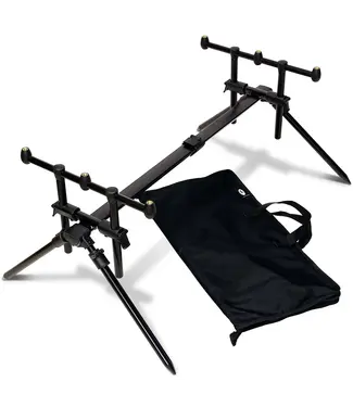 NGT Quickfish Pod 3 Rod Pod – Stabiles verstellbares Rod Pod mit Tasche