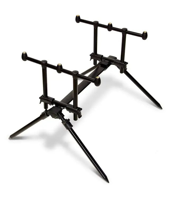 NGT Quickfish Pod 3 Rod Pod – Stevige verstelbare rodpod met draagtas