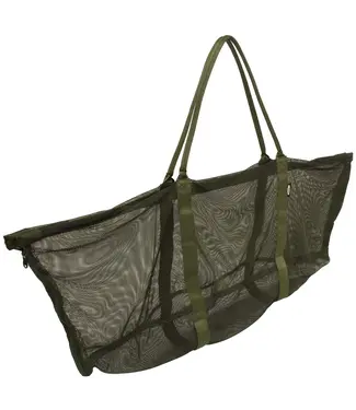 NGT Specimen Sling – Deluxe Karpfen Wiegeschlinge aus Mesh mit Fixstange + Stink Bag (120x50 cm)