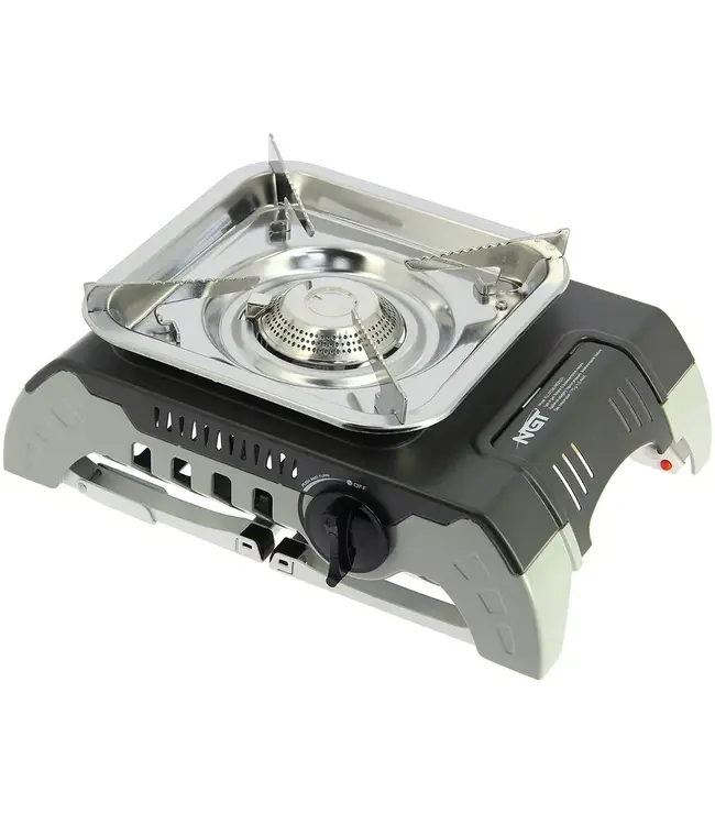 NGT Profiler Stove – Compacte kookbrander op poten met hard case (2.4 kW)